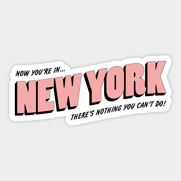 new york postcard Sticker by osnapitzami